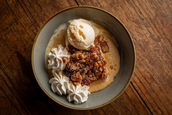 Drunken Bread Pudding Ala Mode